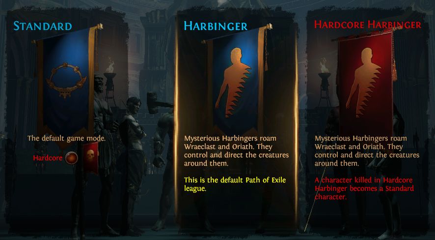 PoE Harbinger League and Game Modes